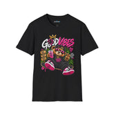 Unisex T-Shirt — Good Vibes Teddy Bear Graphic Tee