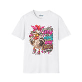 Sometimes I Talk To Myself Chicken Unisex T‑Shirt — Funny Retro Hen Graphic Tee