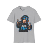 Good Vibes Chimp Unisex Graphic T-Shirt