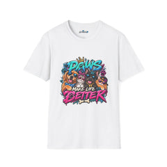 Paws Make Life Better Unisex T-Shirt — Cute Dog & Cat Pet Lover Tee