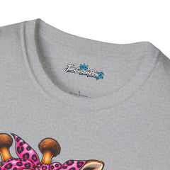 Sassy Mood Giraffe Unisex Graphic T-Shirt