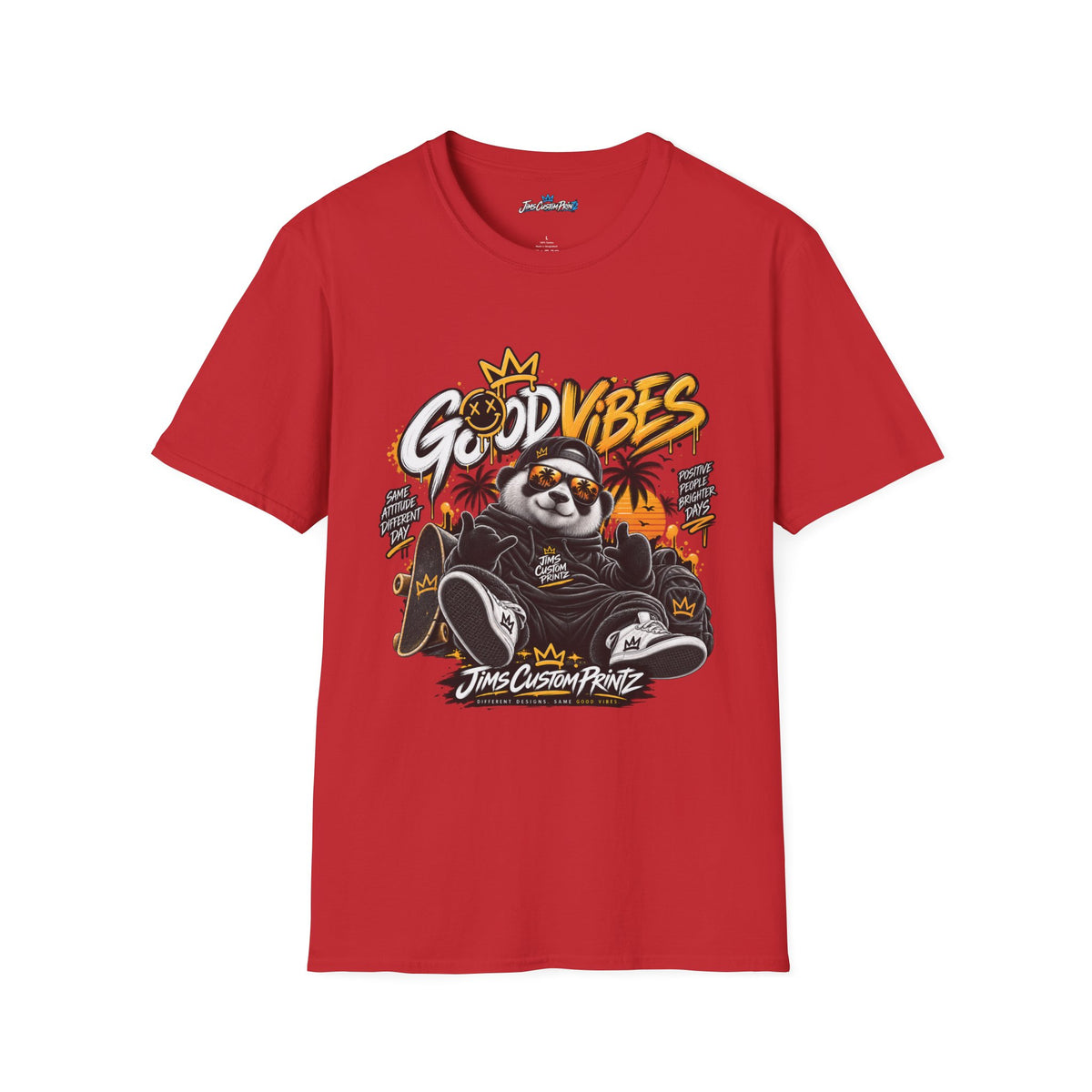 Good Vibes Panda T-Shirt Unisex