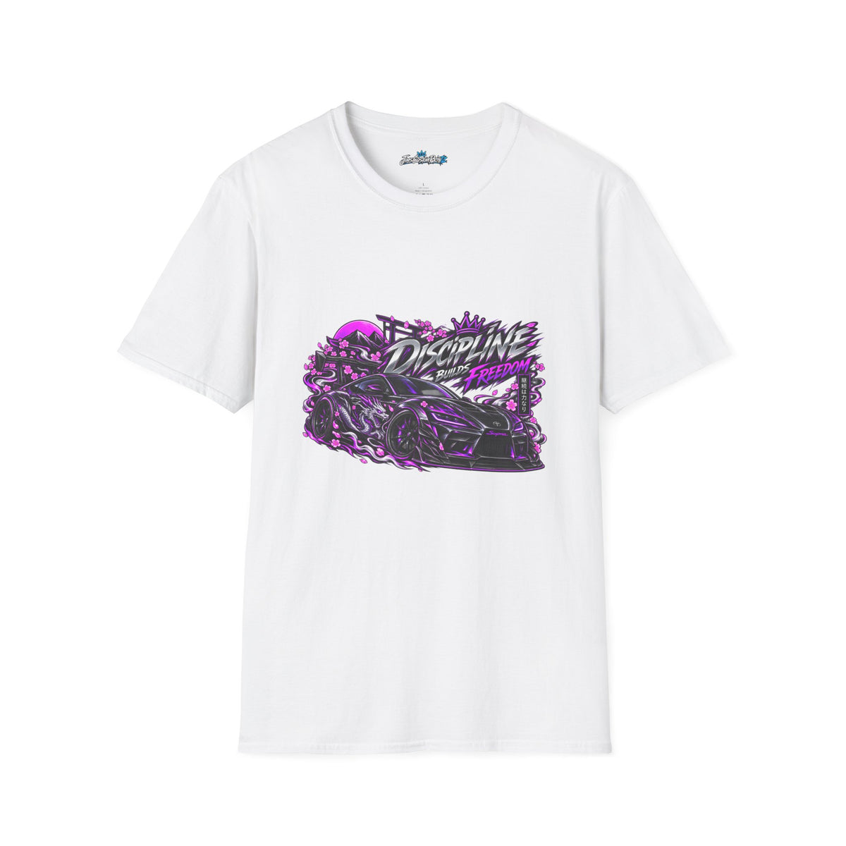 Discipline Builds Freedom Racing Unisex T-Shirt — Drift Car Graphic Tee