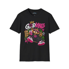 Unisex T-Shirt — Good Vibes Teddy Bear Graphic Tee