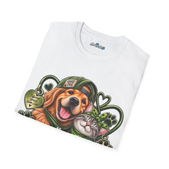 Dog & Cat Love Unisex T-Shirt — Pet Lover Graphic Tee ("Pet Loverz")