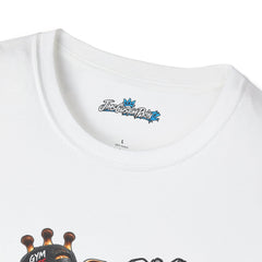 Gym? I Thought You Said Gym & Food! UnisexT‑Shirt — Funny Giraffe Fitness + Food Graphic Tee