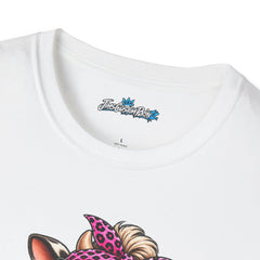 Cow Fitness T‑Unisex Shirt — 'Moo've Over' Workout Cow Graphic Tee