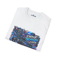 Drive Beyond Limits Unisex T‑Shirt — Neon Samurai Racing Graphic Tee