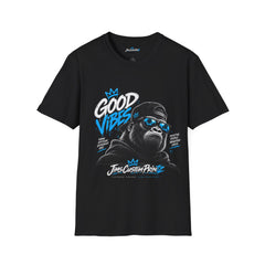 Good Vibes Gorilla T‑Shirt — Streetwear Graphic Tee with Blue Accents