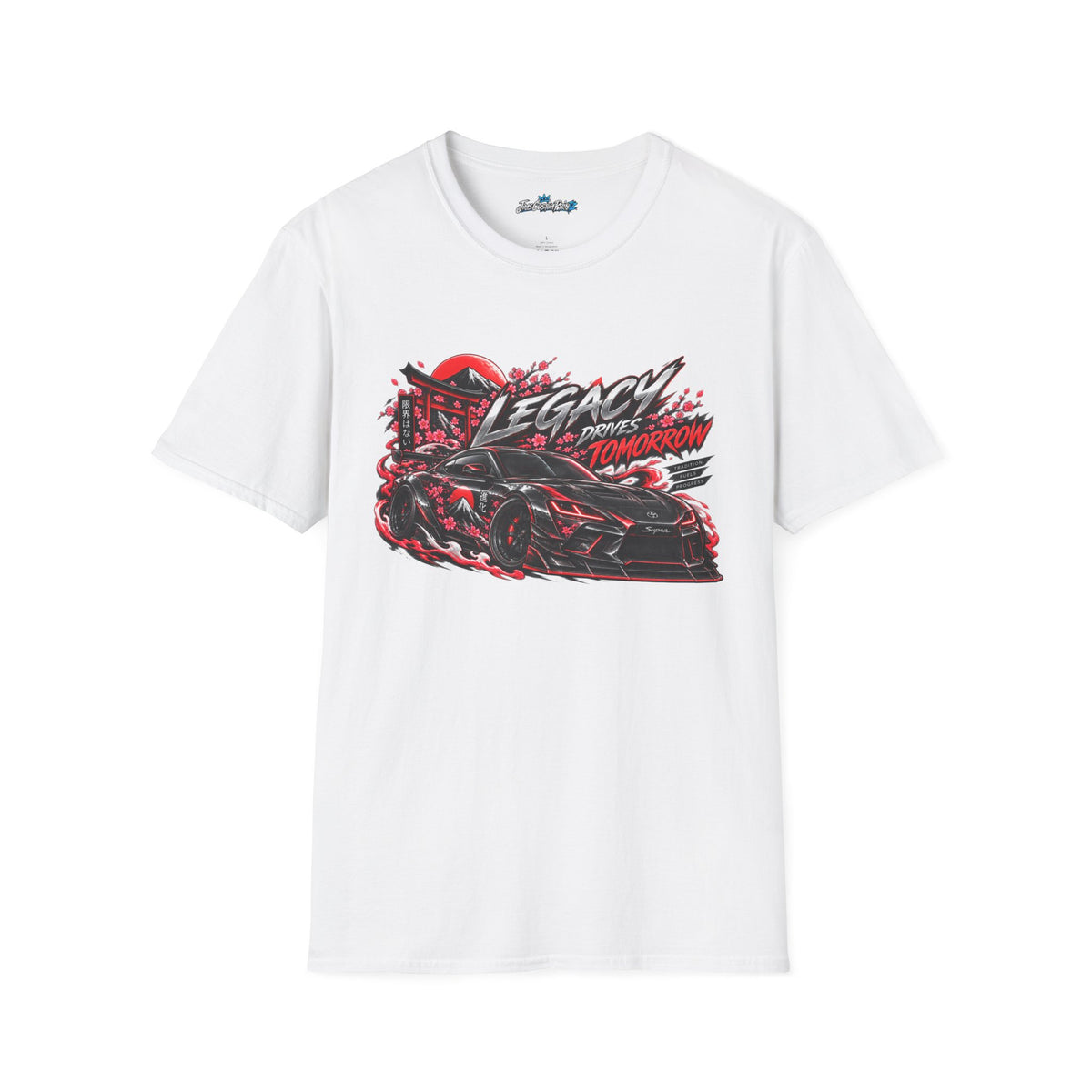 Racing Car T-Shirt — “Legacy Drives Tomorrow” Unisex Graphic Tee