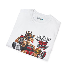 Gym? I Thought You Said Gym & Food! UnisexT‑Shirt — Funny Giraffe Fitness + Food Graphic Tee